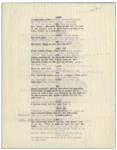 Moe Howard's 11pp. Script for ''The New Three Stooges'' Episode ''Goldibear and the Three Stooges'', Circa 1965 -- Annotated by Moe With His Signatures -- 8.5'' x 11'' Loose Pages, Near Fine